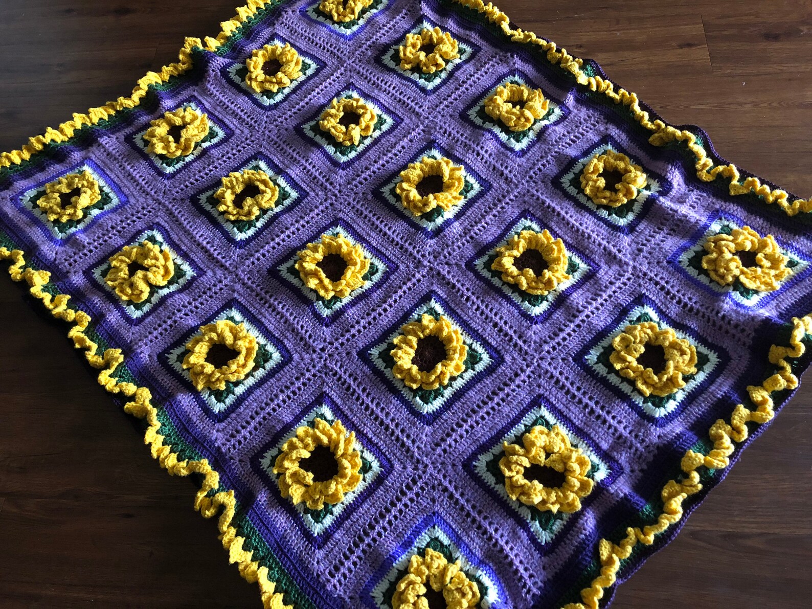 Custom handmade crochet name blankets Etsy