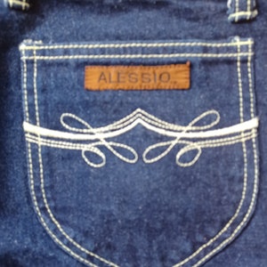Late 70s/ Early 80s Designer Style High Rise Jeans image 1