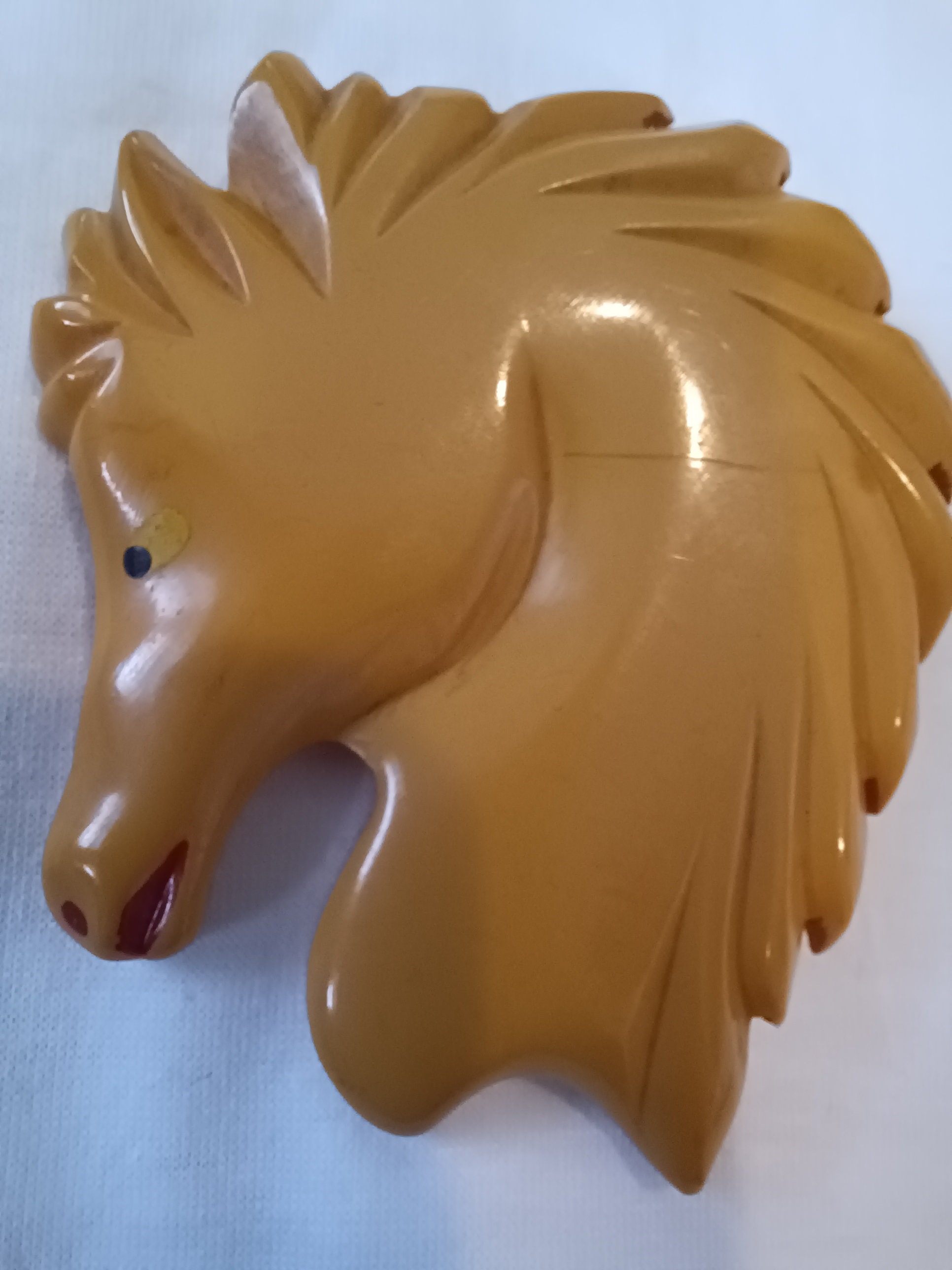 Vintage Jewelry Bakelite Horse Brooches 1940s Bakelite Horse