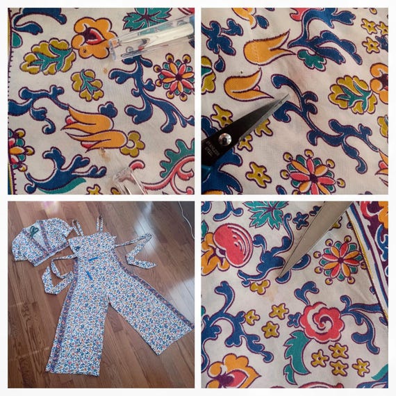 1930s Beach Pajama Set with Cropped Bolero (M) - image 10