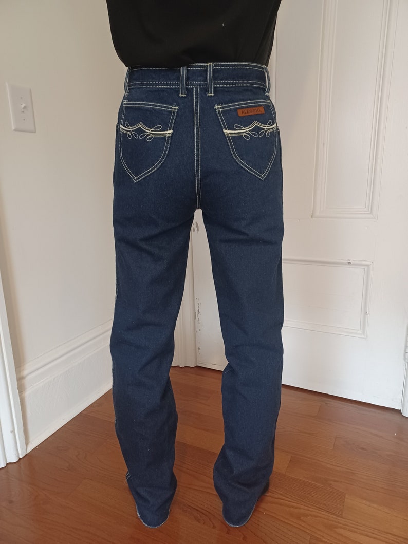 Late 70s/ Early 80s Designer Style High Rise Jeans image 2