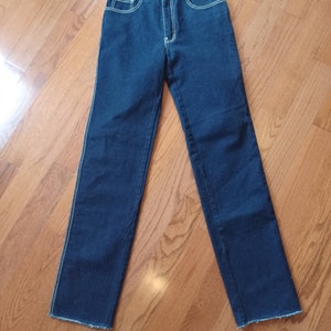 Late 70s/ Early 80s Designer Style High Rise Jeans image 5