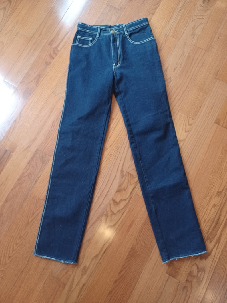 Late 70s/ Early 80s Designer Style High Rise Jeans image 5