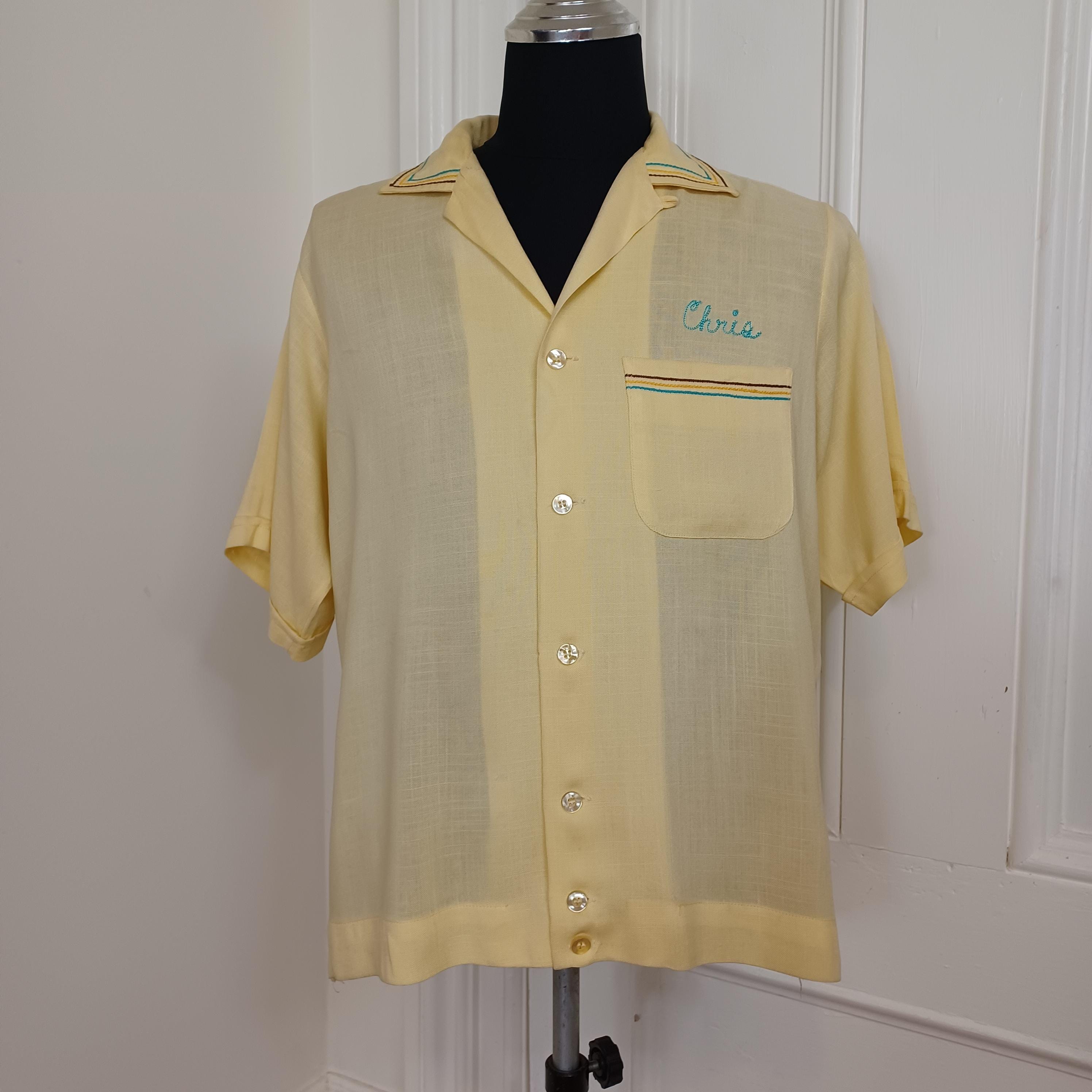 トップス Special! 50s rayon shirt Vintage Rayon Shirt 1950s - Etsy