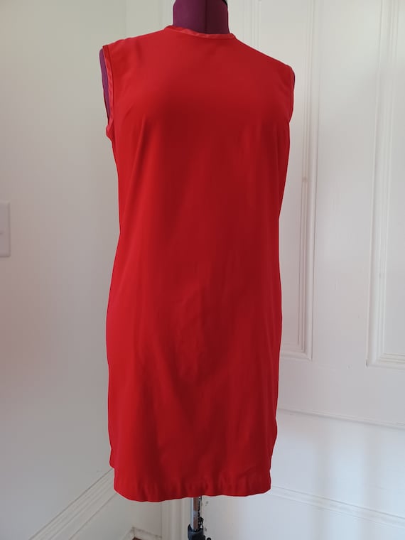 1960s Mod Velvet "Carol Brent" Sheath Dress - "Carol Brent" (M/L)