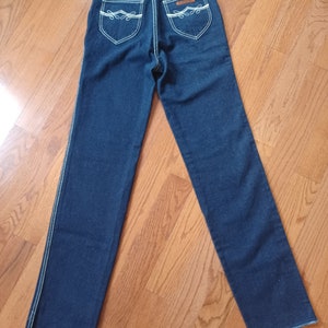 Late 70s/ Early 80s Designer Style High Rise Jeans image 6