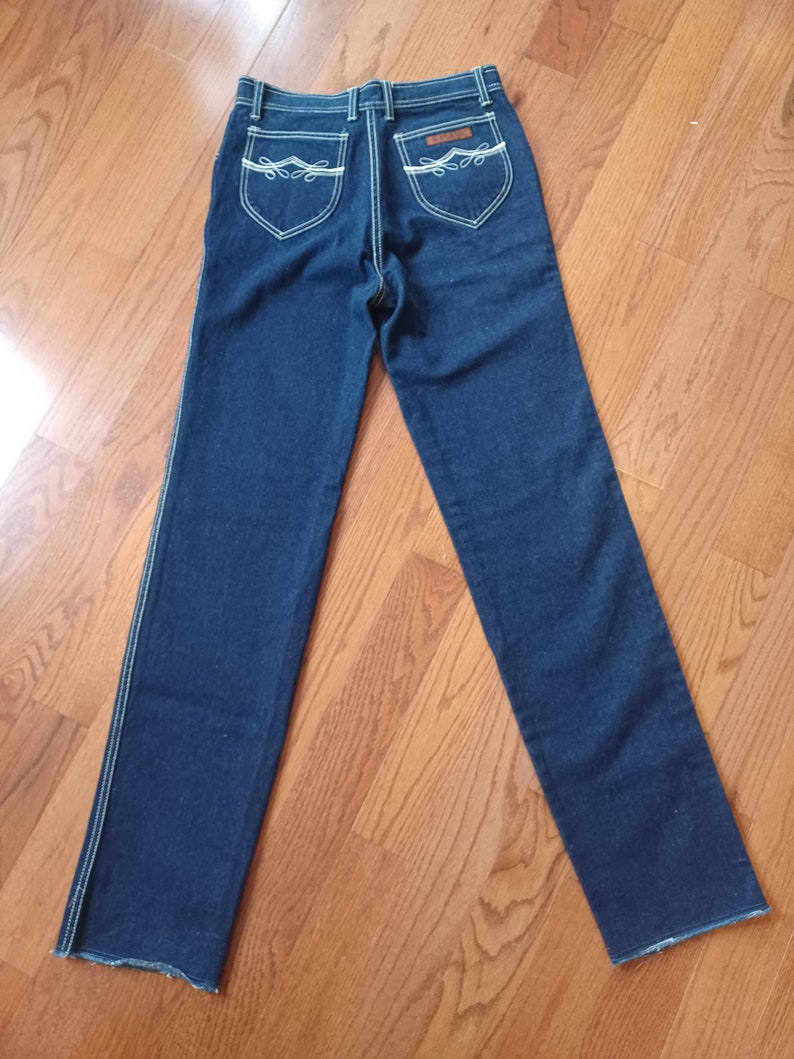 Late 70s/ Early 80s Designer Style High Rise Jeans image 6