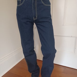Late 70s/ Early 80s Designer Style High Rise Jeans image 3