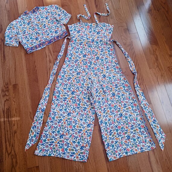 1930s Beach Pajama Set with Cropped Bolero (M) - image 8