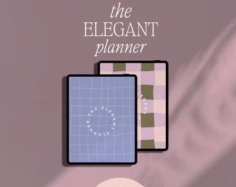 2026 2027 Digital Planner for Goodnotes, Notability, iPad & Tablet | Aesthetic Planner | Minimalist Modern Vertical | Dated