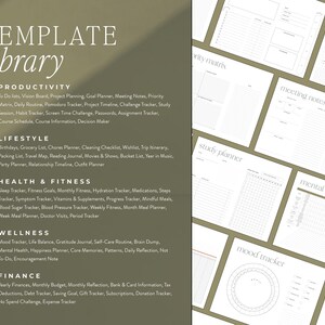 2026 2027 Digital Planner for Goodnotes, Noteshelf, Xodo, Notability | The Elegant Planner, Dated, Horizontal, iPad & Samsung image 6