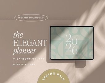 2026 Goodnotes Digital Planner, Notability | iPad & Tablet | That Girl Planner | Minimalist Modern Horizontal | Dated