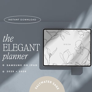 2026 Goodnotes Digital Planner, Notability | iPad & Tablet | That Girl Planner | Minimalist Modern Horizontal | Dated