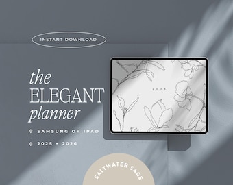 2026 Goodnotes Digital Planner, Notability | iPad & Tablet | That Girl Planner | Minimalist Modern Horizontal | Dated