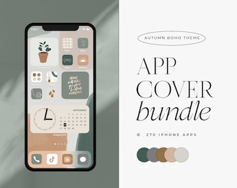 Herfst Boho Icon Theme Pack | IOS 14-15 | App Covers
