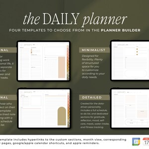 2026 2027 Digital Planner for Goodnotes, Noteshelf, Xodo, Notability | The Elegant Planner, Dated, Horizontal, iPad & Samsung image 3