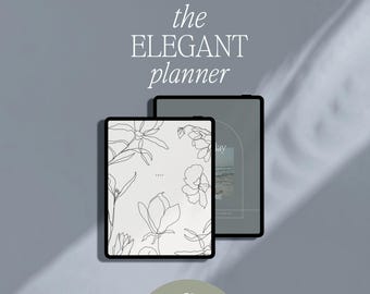 2026 2027 Digital Planner for iPad, Samsung, Goodnotes, Notability (Vertical)