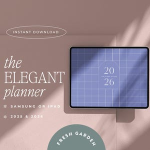 2026 Goodnotes Digital Planner, Notability | iPad & Tablet | That Girl Planner | Minimalist Modern Horizontal | Dated