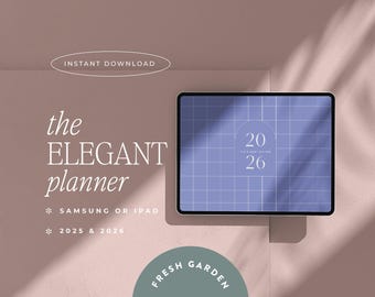 2026 Goodnotes Digital Planner, Notability | iPad & Tablet | That Girl Planner | Minimalist Modern Horizontal | Dated