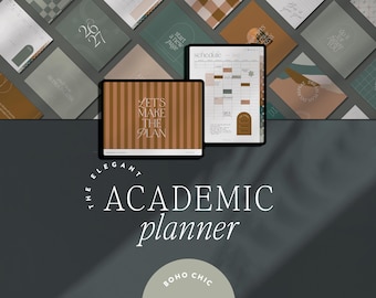 2026-2027 Academic Digital Planner – Boho Chic, Goodnotes, Notability