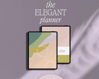 2026 2027 Digital Planner for Goodnotes, Notability, iPad & Tablet | Aesthetic Planner | Minimalist Modern Vertical | Dated