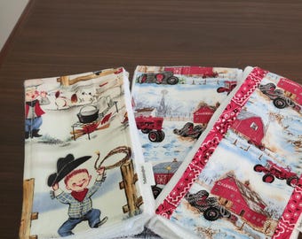Western baby cloth,little buckaroo,Gerber diaper cloth,Cotton fabric