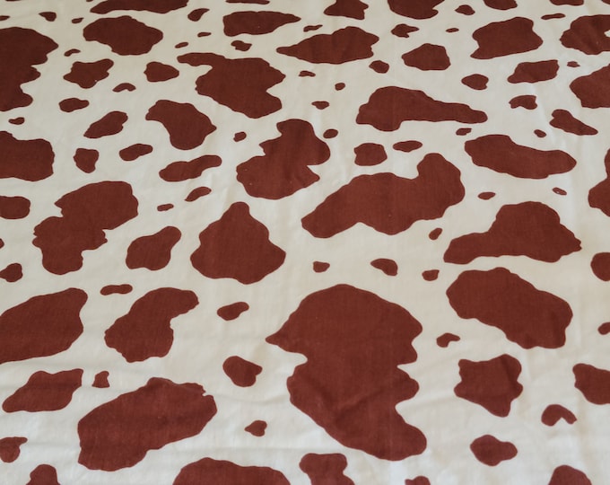 Baby blanket-soft ivory minky-Holstein cow fabric-cotton fabric blanket-cowboy blanket-ready to ship-minky baby blanket-shower gift
