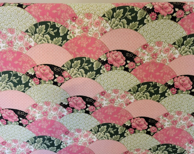 Japanese baby blanket-cotton baby blanket-shell pink minky-dimple dot minky-Japanese fands-newborn baby blanket-ready to ship