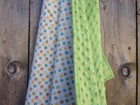 polka dot baby blanket