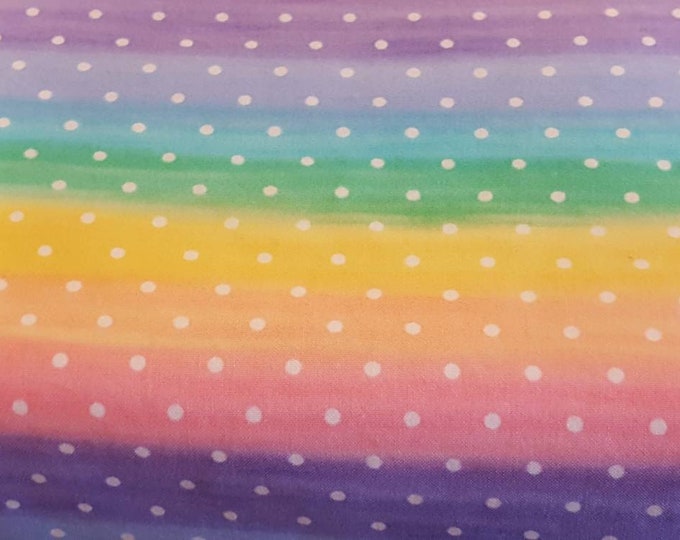 Pastel rainbow dots baby blanket-unisex baby blanket-cotton baby blanket-minky baby blanket-shower gift-newborn baby blanket-soft minky