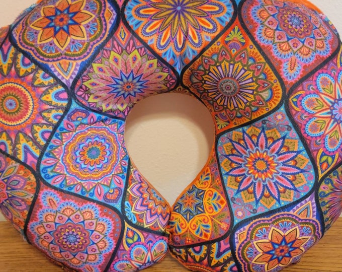 Nursing pillow cover-orange soft minky-colorful soft minky-pillow cover-ready to ship-shower gift-minky pillow cover-free shipping in USA