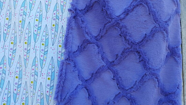 Modern baby blanket-soft and cuddly-baby girl blanket-baby shower gifts feather baby blanket