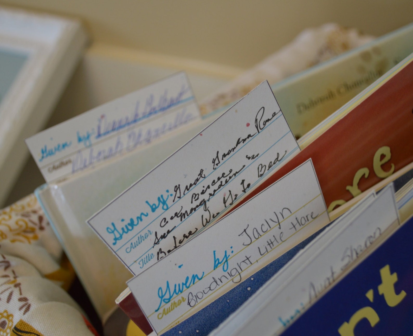 DIY Library Pocket Cards for BringaBook Baby Shower Where Etsy