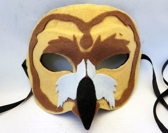 Felt Owl Mask Pattern Digital Download DIY Cosplay Template
