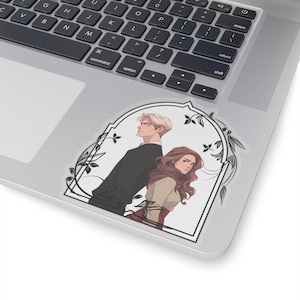 Dramione Sticker: Romantic Fantasy Fanart for YA Readers (Vinyl) image 6