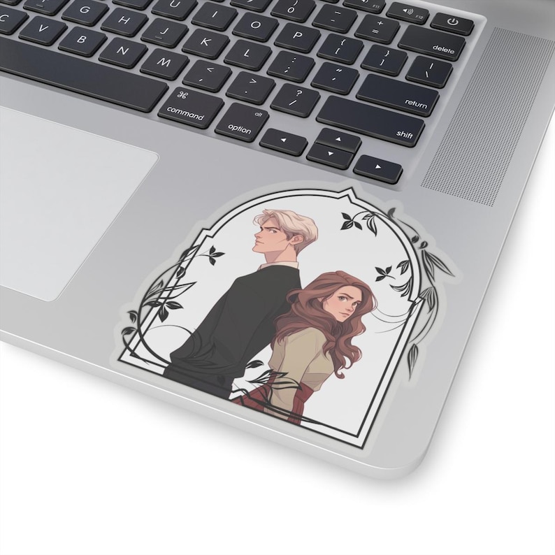 Dramione Sticker: Romantic Fantasy Fanart for YA Readers (Vinyl) image 6