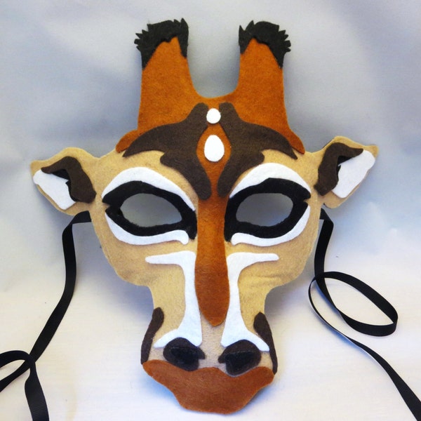 Felt Giraffe Mask (Digital File)