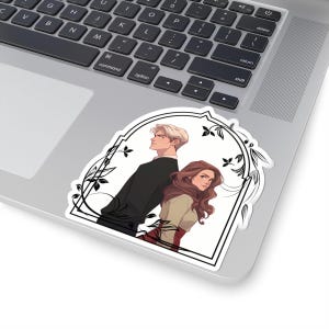 Dramione Sticker: Romantic Fantasy Fanart for YA Readers (Vinyl) image 7
