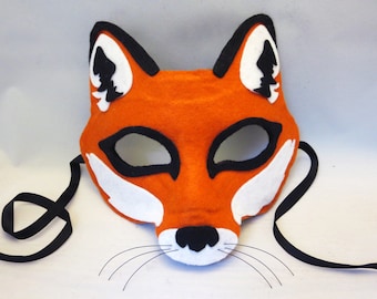 Felt Fox Mask Pattern Digital Download DIY Cosplay Template