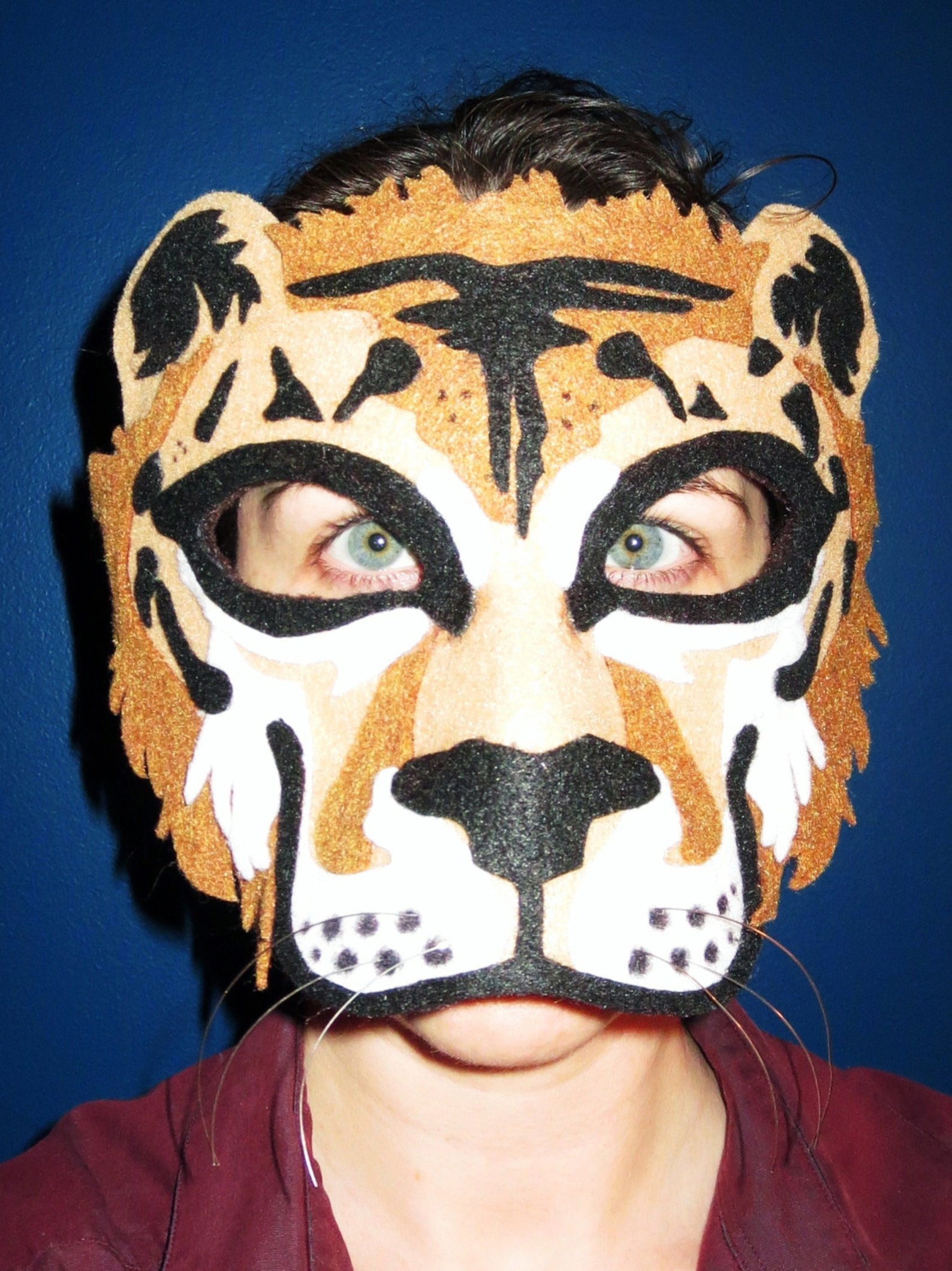 Felt Liger Mask (digital File) | Cosplay Pattern | Create Your Own ...