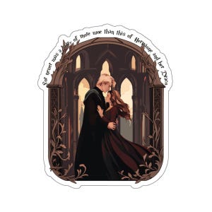 Dramione: Shakespeare, Co by było, gdyby byli Romeo i Julią Naklejka | Romantyczna fantastyka | Idealna dla miłośników książek