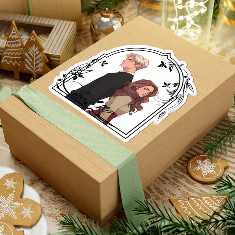 Dramione Sticker: Romantic Fantasy Fanart for YA Readers (Vinyl) image 8