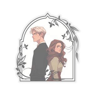 Dramione Sticker: Romantic Fantasy Fanart for YA Readers (Vinyl) image 10