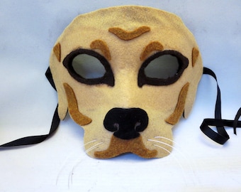 Felt Golden Retriever Mask Pattern Digital Download DIY Cosplay Template