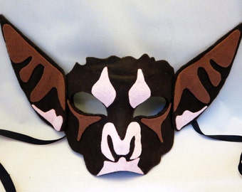 Felt Bat Mask Pattern Digital Download DIY Cosplay Template