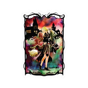 Dramione Sticker: Fantasy Romanze Fanart Geschenk