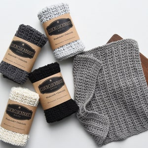 LENNOX Knit Dish Cloth / Wash Cloth | Choice of Color | Kitchen Knit | 100% Cotton | Kitchen Cloth