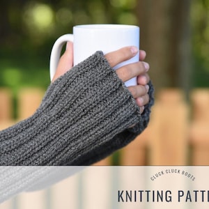 EMBERS Fingerless Gloves Knitting PATTERN | Fall + Winter Accessory | Quick Knit | Mitten Pattern | Campfire Collection