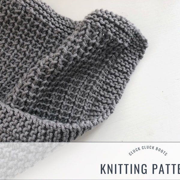 FLANNERY Washcloth / Dishcloth Knitting Pattern | Kitchen Decor | Home Decor | Kitchen Cloth