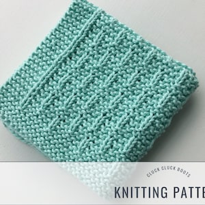FINCH Washcloth / Dishcloth Knitting PATTERN | Kitchen Decor | Home Decor | Kitchen Cloth